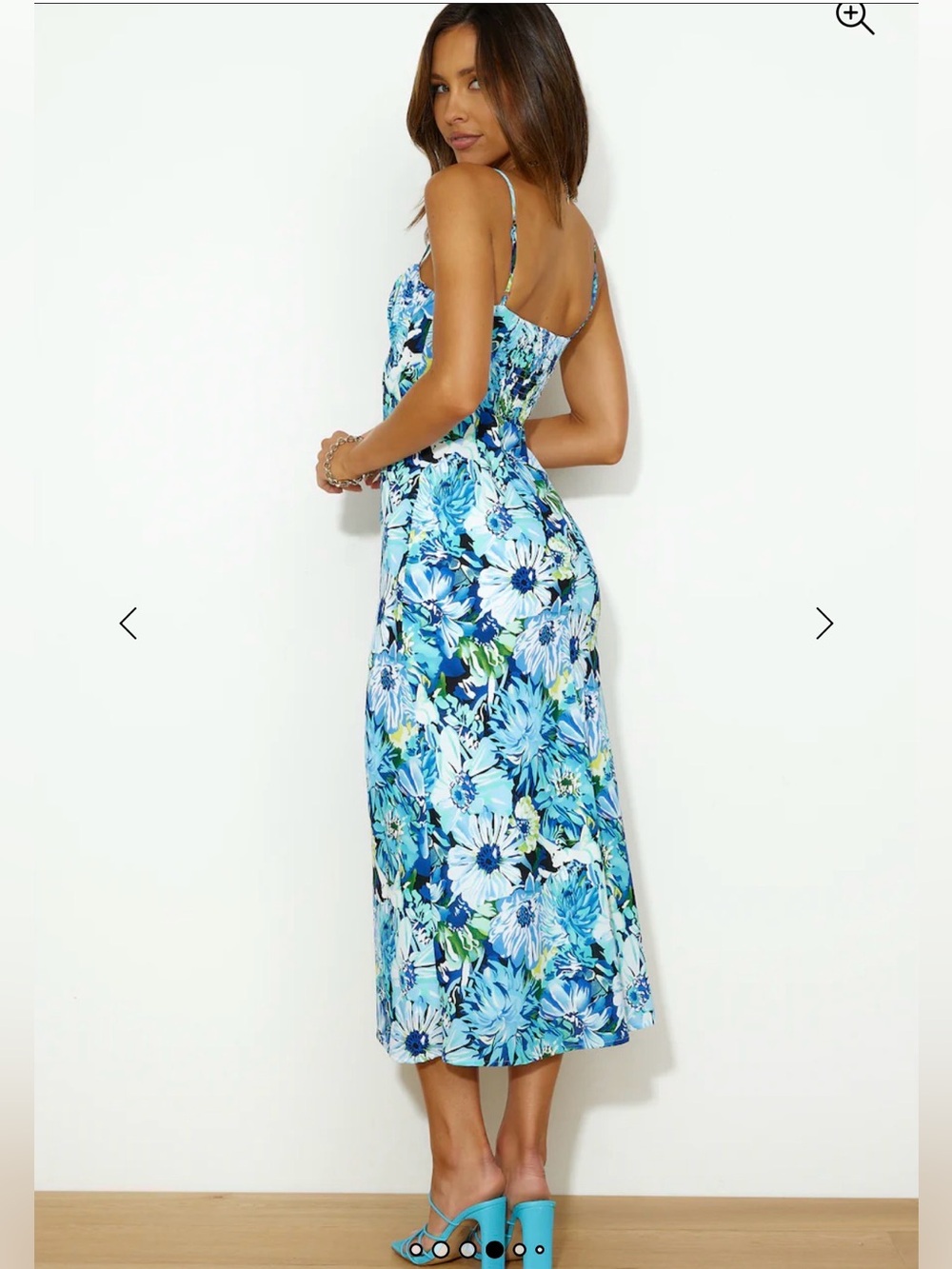 Hello Molly By The Garden Maxi Dress Blue - Picture 4 of 10
